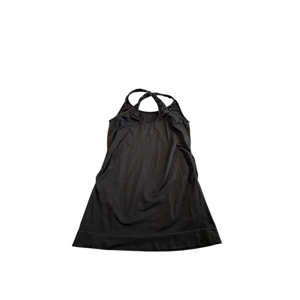 Time and Tru Maternity Tank Top Size M Black Stretch Active Basic
